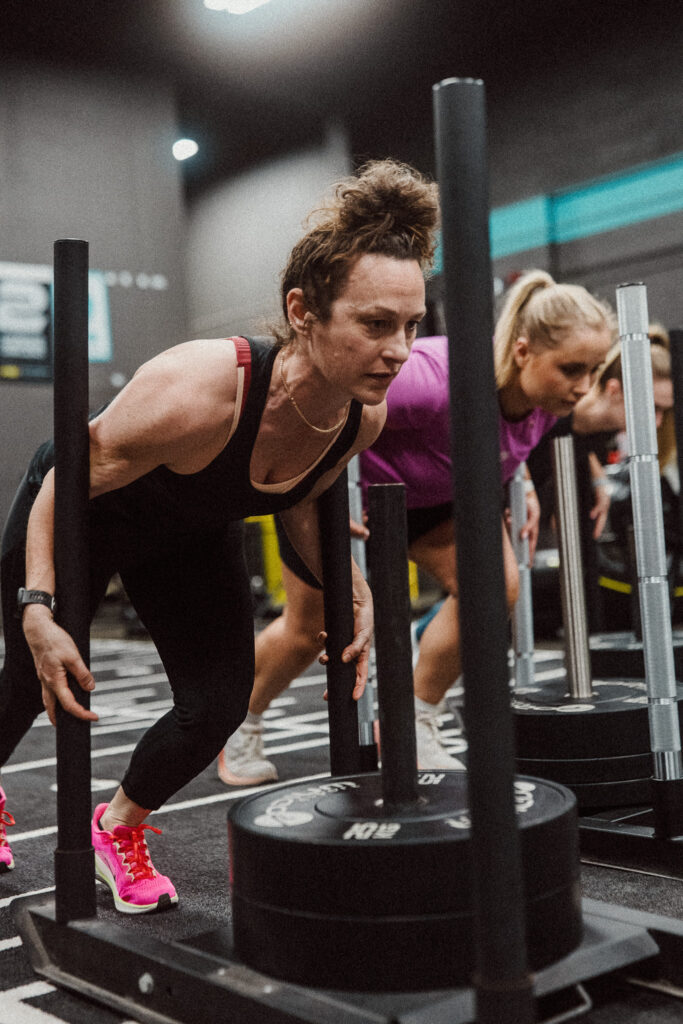 Hyrox fitness class
