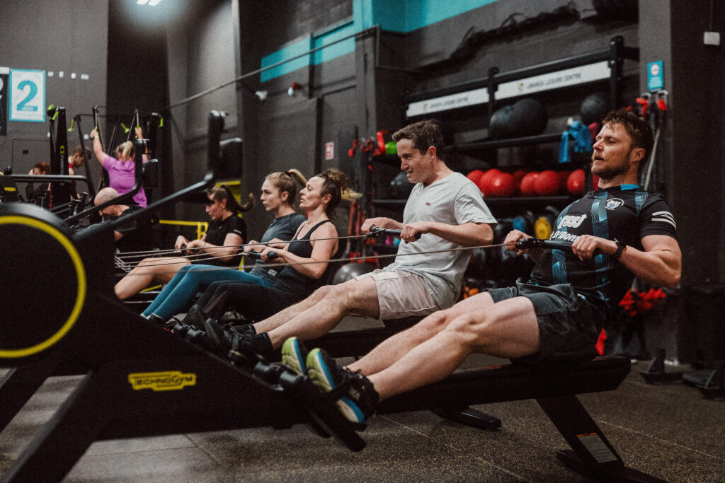 Hyrox fitness class