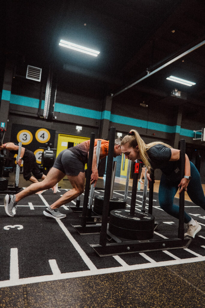 Hyrox fitness class