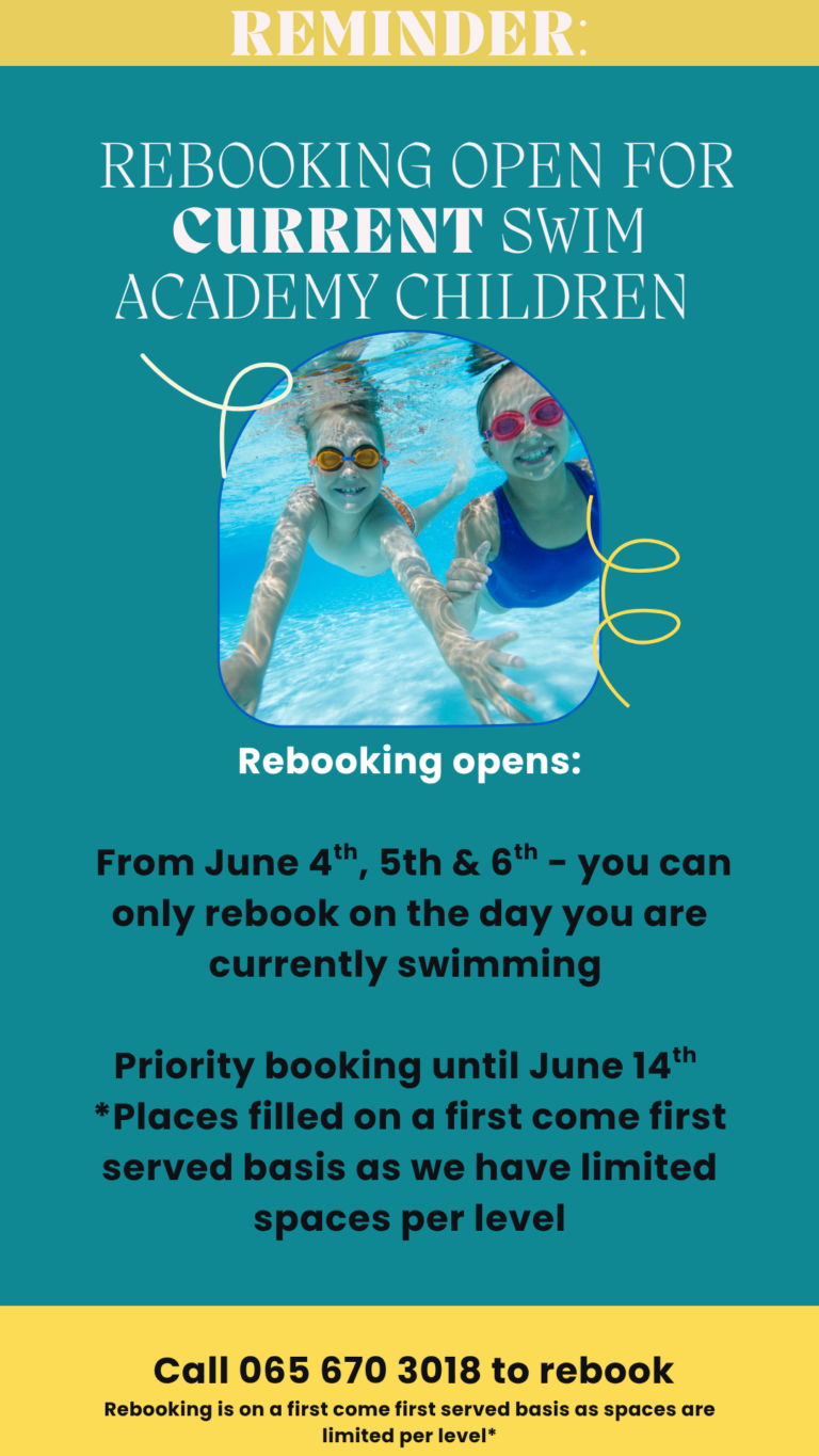 Swim Academy Rebooking